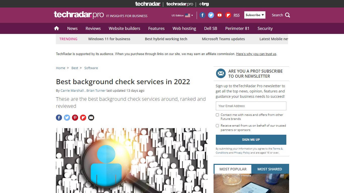 Best Background Check Services In 2022 | TechRadar